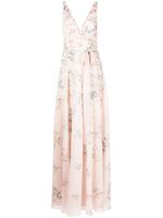 Marchesa Notte Bridesmaids robe longue à fleurs - Rose