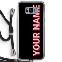 Namecase: Samsung Galaxy S8 Plus Transparant Hoesje met koord