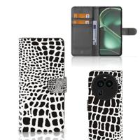 OPPO Find X6 Pro | Telefoonhoesje | Met pasjeshouder | Slangenprint