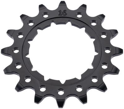 KMC tandwiel rohloff wide 16t achter alu zwart