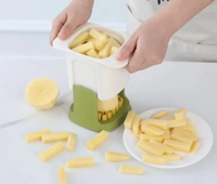 ChopMaster - Multifunctionele Groentesnijder & Friessnijder met Handdrukmechanisme