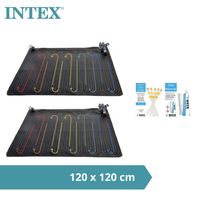 Intex - Zwembad verwarming - 2x Solarmat & WAYS Reparatieset en Teststrips