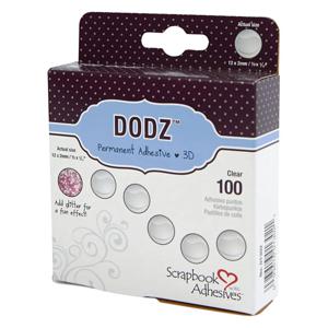 Zelfklevende dots - rol van 100 - 3D - scrapbook knutselen - hobby en creatief   -