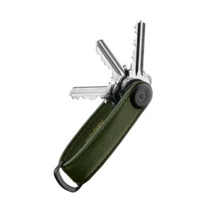 Orbitkey 2.0 Saffiano Leather Key Holder Olive