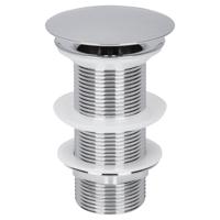 Differnz afvoerplug always open | L | chroom | 72mm