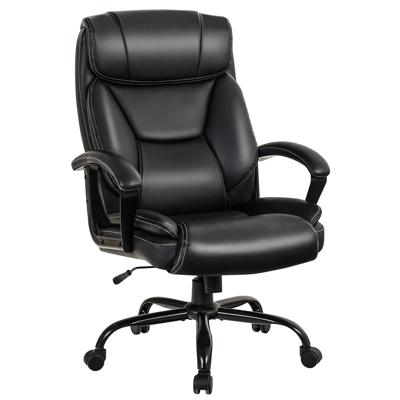 Bureaustoel Hoogte Verstelbare Ergonomische Computer Stoel met Comfortabele Hoofdsteun & Lendesteun Bedrijfsstoel Zwart