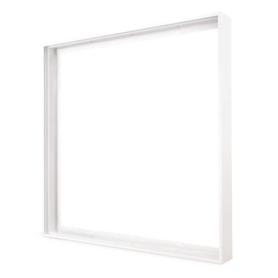 Opbouwframe voor LED Paneel - Geschikt voor 62x 62 cm LED Panelen - Plug & Play kliksysteem - 62mm - Wit