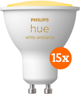 Philips Hue White Ambiance GU10 15-Pack