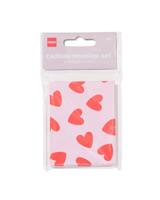 HEMA Cadeau-envelop set hartjes - 6 stuks