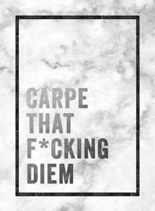 Carpe that f*cking diem (Hardback)