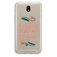 Optimistic flower girl: Samsung Galaxy J7 (2017) Transparant Hoesje Optimistic flower girl: Samsung Galaxy J7 (2017) Transparant Hoesje