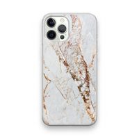 Goud marmer: iPhone 12 Pro Transparant Hoesje