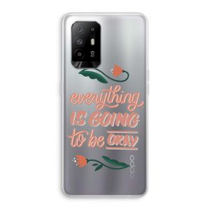 Optimistic flower girl: Oppo A95 5G Transparant Hoesje