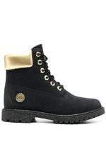 Timberland bottines Heritage à empiècement métallisé - Noir