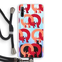Dogs: Huawei P Smart Pro Transparant Hoesje met koord