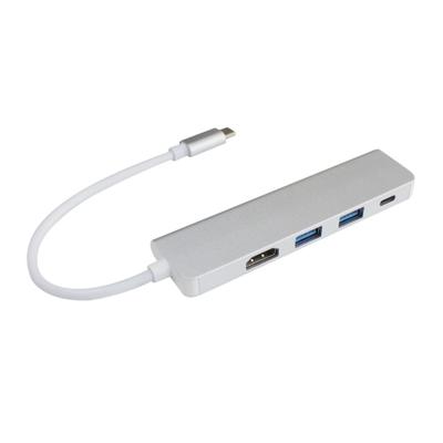 4 in 1 type C hub met HDMI USB 3 0 adapter voor MacBook hub USB computer randapparatuur USB type C HDMI voor MacBook Pro Air