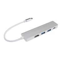 4 in 1 type C hub met HDMI USB 3 0 adapter voor MacBook hub USB computer randapparatuur USB type C HDMI voor MacBook Pro Air