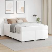 Bedframe Wit 140 x 200 cm Kunstleer