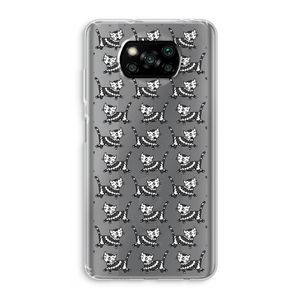 Zwarte poes: Xiaomi Poco X3 NFC Transparant Hoesje