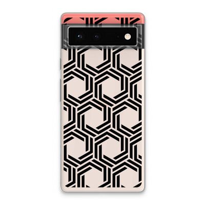 Geometrisch patroon: Google Pixel 6 Transparant Hoesje