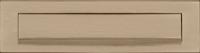 Buitenbriefplaat BASICS LB535 - PVD licht brons
