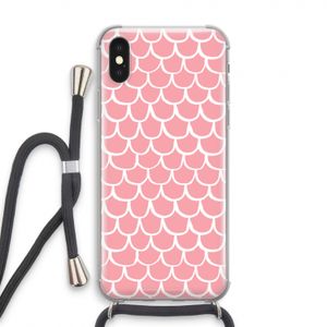 Dakpannetjes: iPhone X Transparant Hoesje met koord