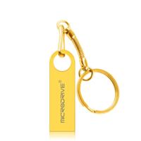 MicroDrive 8GB USB 2 0 metalen waterdichte hoge snelheid U disk (goud)