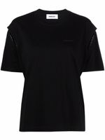 AMBUSH t-shirt à fentes - Noir