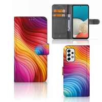 Book Case voor Samsung Galaxy A53 Regenboog - thumbnail