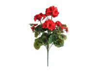 Kunstbloem geranium 45 cm, rood - Buitengewoon de boet