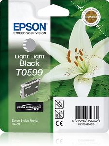 Epson Lily inktpatroon Light Light Black T0599 Ultra Chrome K3
