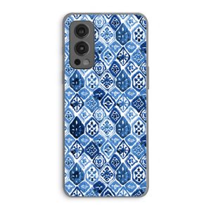 Blauw motief: OnePlus Nord 2 5G Transparant Hoesje