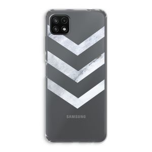 Marmeren pijlen: Samsung Galaxy A22 5G Transparant Hoesje