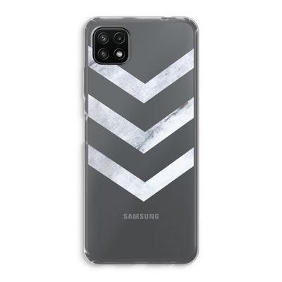 Marmeren pijlen: Samsung Galaxy A22 5G Transparant Hoesje