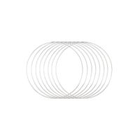 Vaessen Creative • metalen ringen set ø20cm 3mm zilver 8x