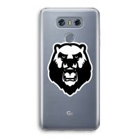 Angry Bear (white): LG G6 Transparant Hoesje