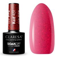 Claresa uv/led gellak 5ml red 431 warm feelings