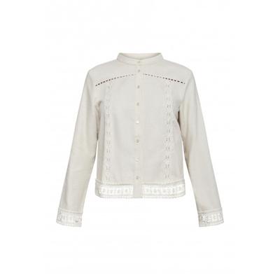 Sisters Point - Beige | Dames | Blouse | Beige | XL | regular | Kamst mode