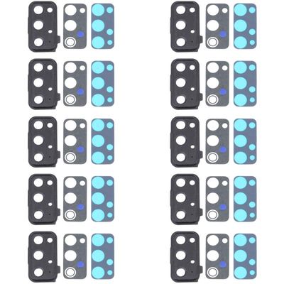 10 PCS Camera Lens Cover for Samsung Galaxy S20 FE 5G SM-G781(Black)