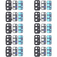 10 PCS Camera Lens Cover for Samsung Galaxy S20 FE 5G SM-G781(Black)