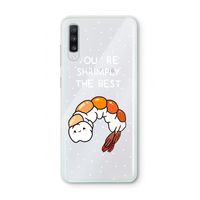 You're Shrimply The Best: Samsung Galaxy A70 Transparant Hoesje