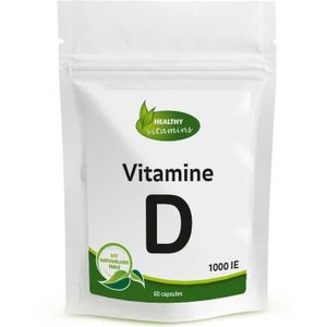 Vitamine D Natuurlijk | 60 capsules | 1000ie | Vitaminesperpost.nl