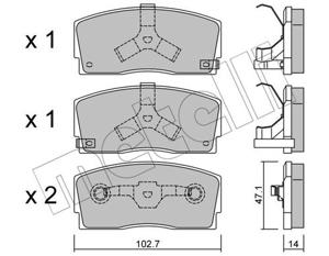 Metelli Remblokset 22-0240-0