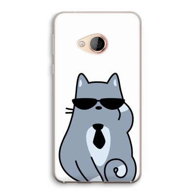 Cool cat: HTC U Play Transparant Hoesje