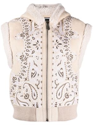 Philipp Plein veste sans manches à motif cachemire - Tons neutres