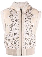 Philipp Plein veste sans manches à motif cachemire - Tons neutres