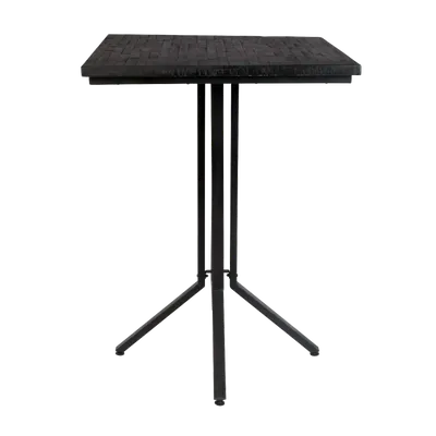 Bartafel (hoog - vierkant) Maze - Zwart