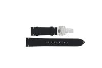 Horlogeband Seiko SPB209J1.6R35-00E0 Leder Zwart 20mm