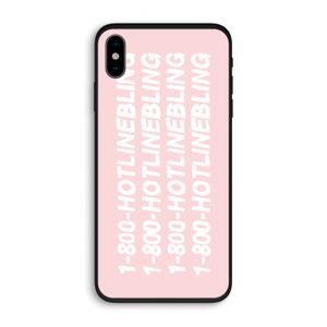 Hotline bling pink: iPhone XS Biologisch afbreekbaar hoesje