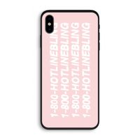 Hotline bling pink: iPhone XS Biologisch afbreekbaar hoesje